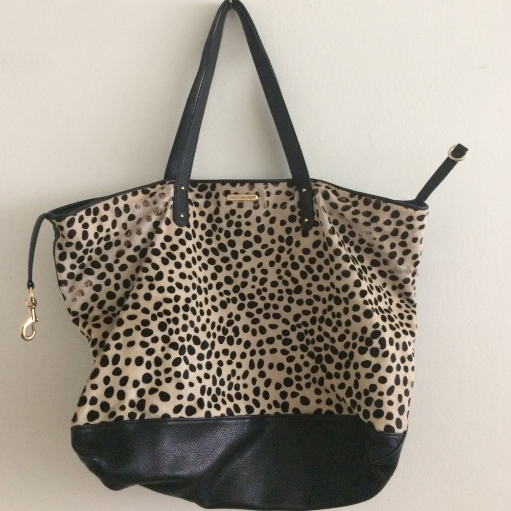 Rebecca minkoff vow hair and leather purse